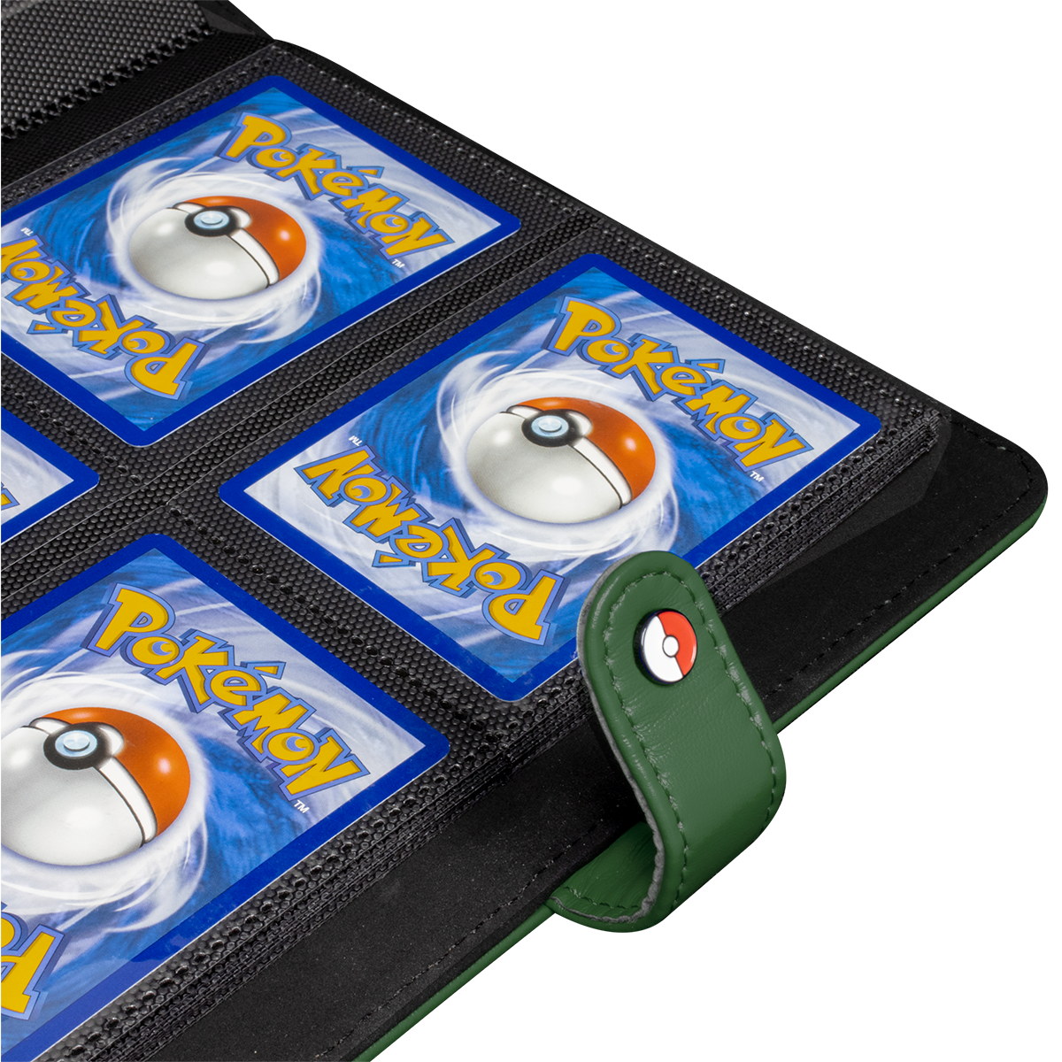Ultra Pro - 4-Pocket Premium Snap Binder Green für Pokémon