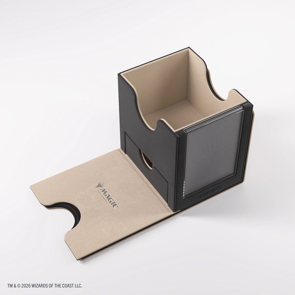 Gamegenic | Secrets of Strixhaven - Schwarz/Beige | Deckbox Sidekick Plus100+ XL