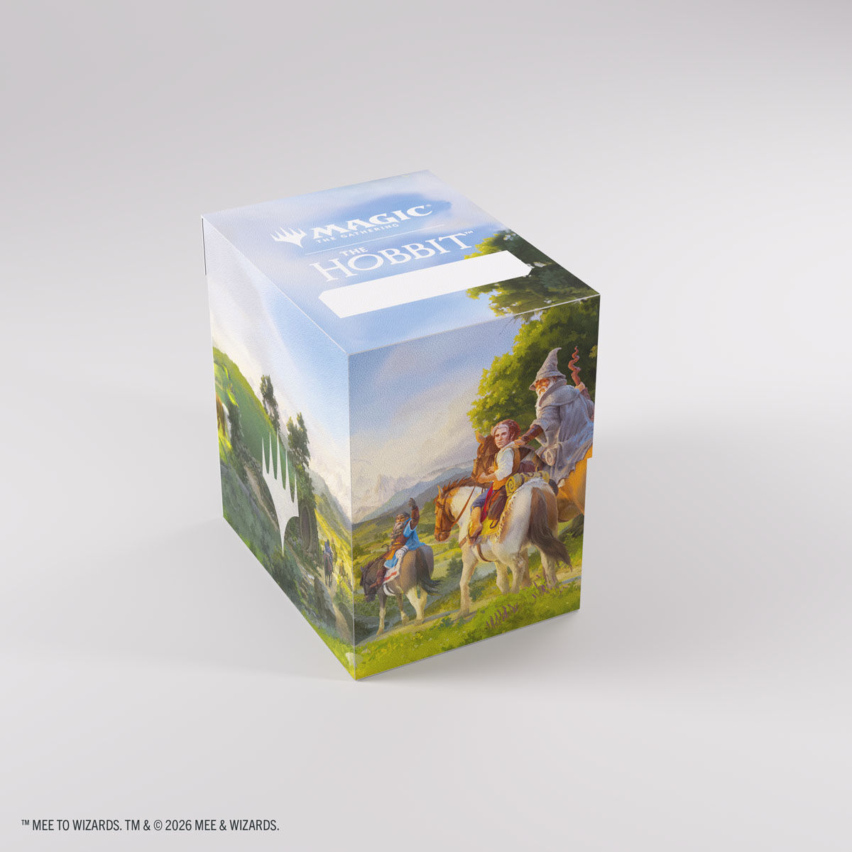 Gamegenic | MTG: The Hobbit - Leaving Hobbiton / Troop of Ponies | Soft Crate 80+ Deckbox