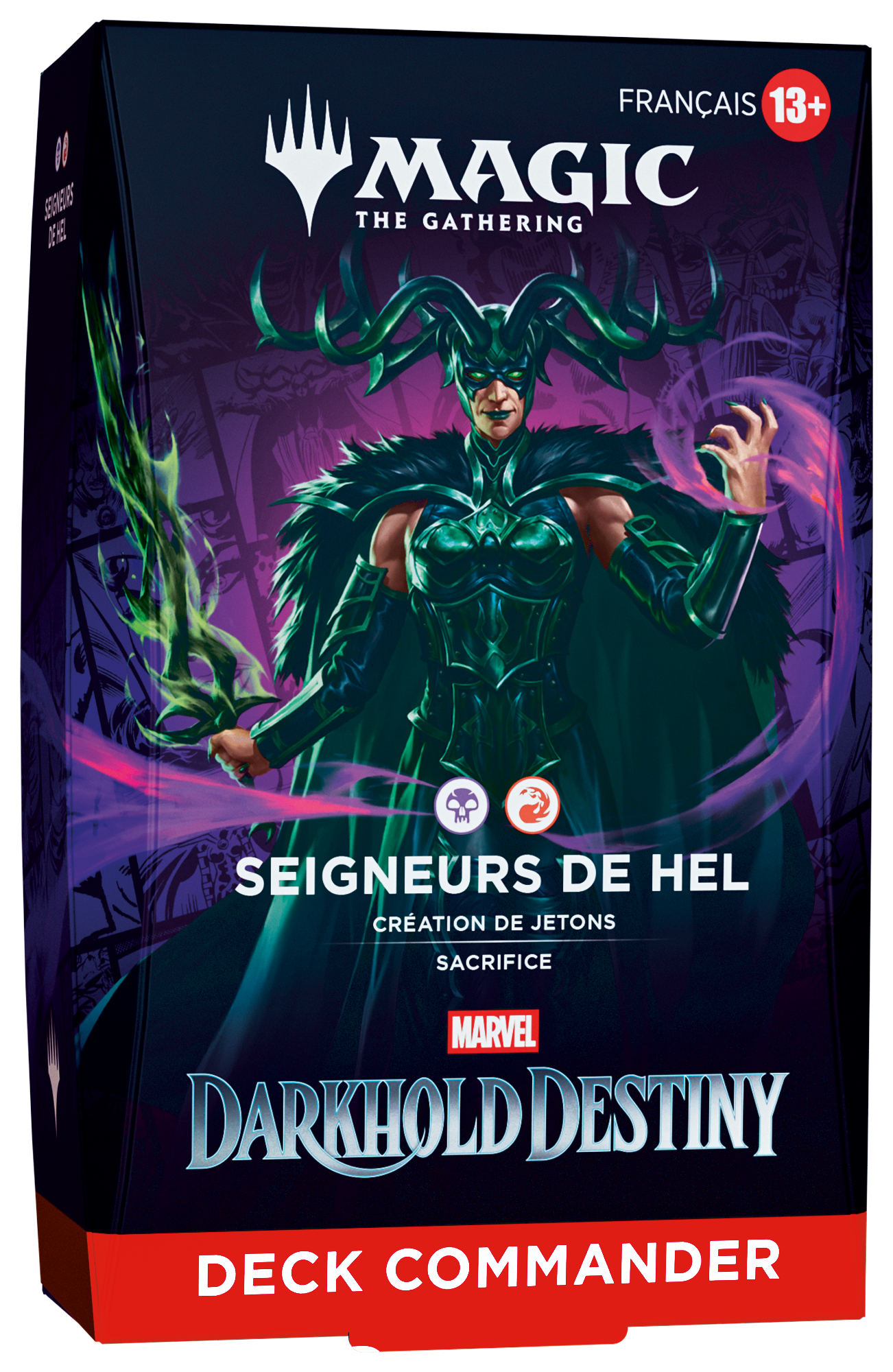 Magic: The Gathering | Marvel Darkhold Destiny | Commander Deck Display (4 Stk.) (FR)