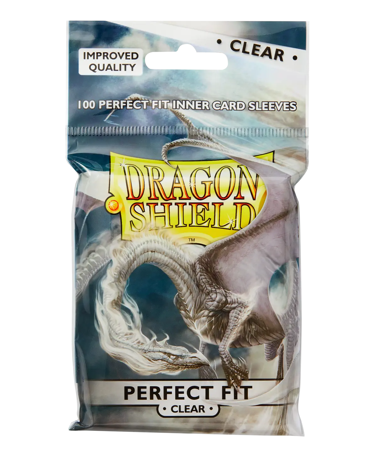 Dragon Shield: Clear - Toploading Perfect Fit Sleeves - Standard Size