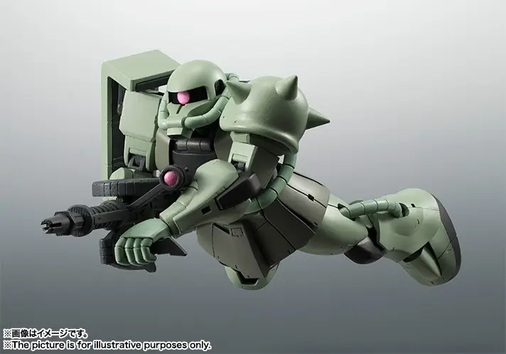 Tamashii Nations | MS-06 Zaku II Mass Production Model (Version A.N.I.M.E.) The Robot Spirits (13cm) | Gundam
