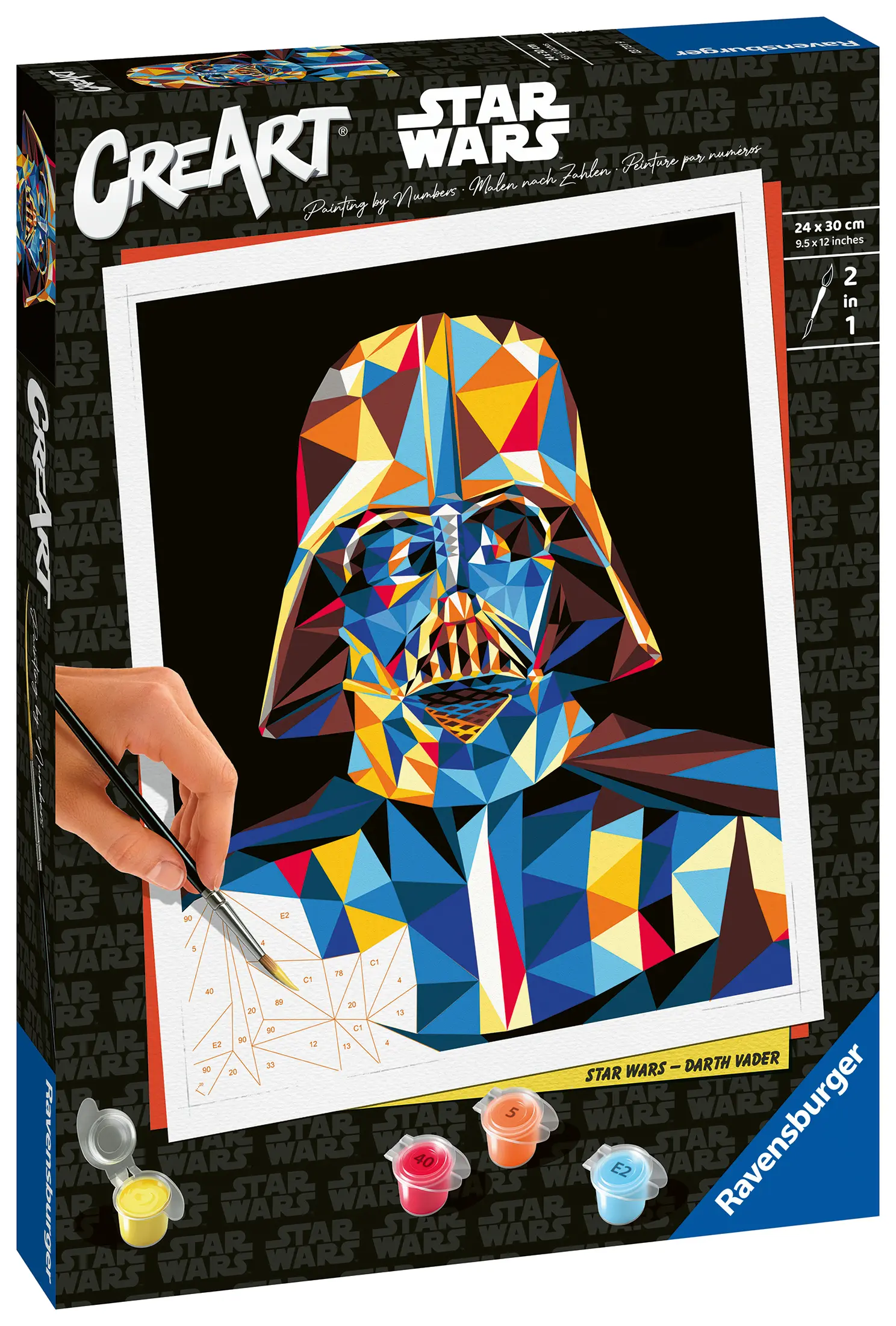 Ravensburger | Star Wars Darth Vader | CreArt Malen nach Zahlen