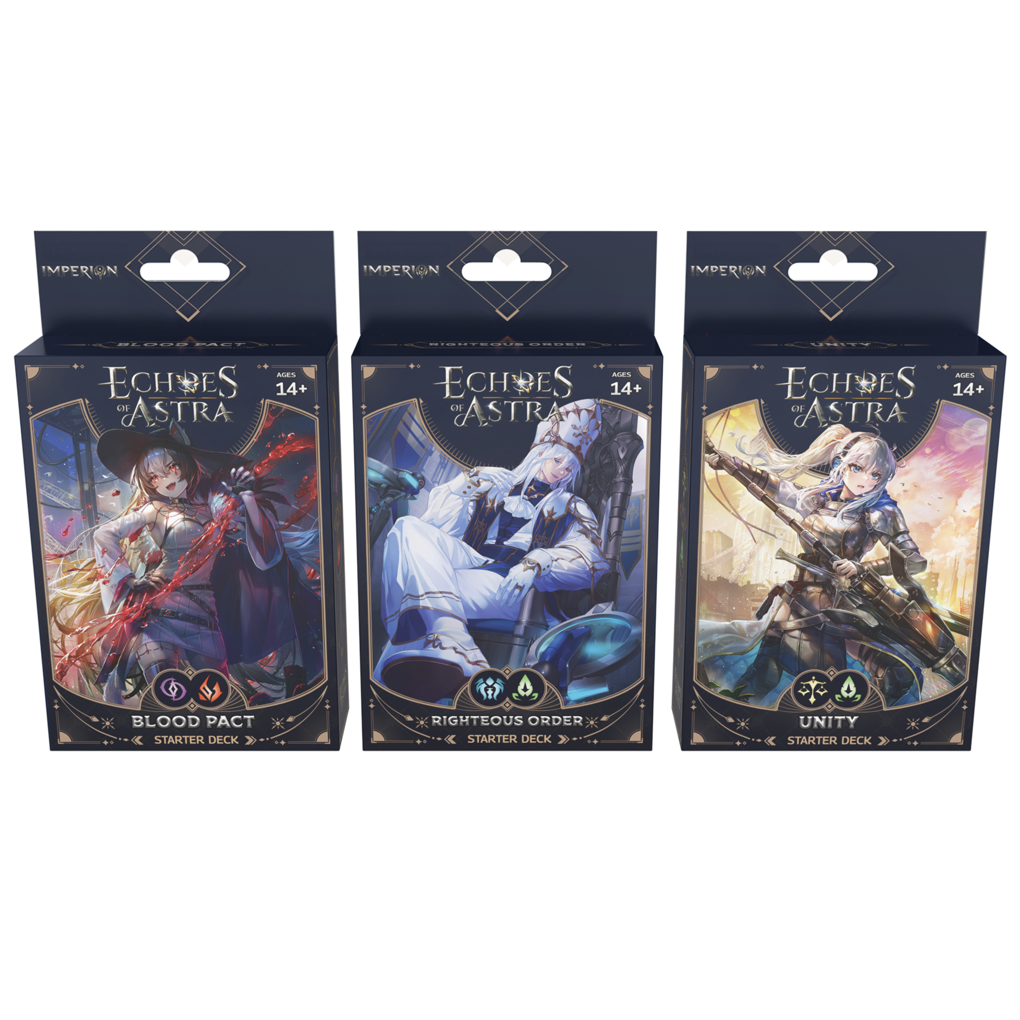 Echoes Of Astra | Imperion | Starter Deck 3xBlood Pact, 3xRighteous Order, 3xUnity (EN)