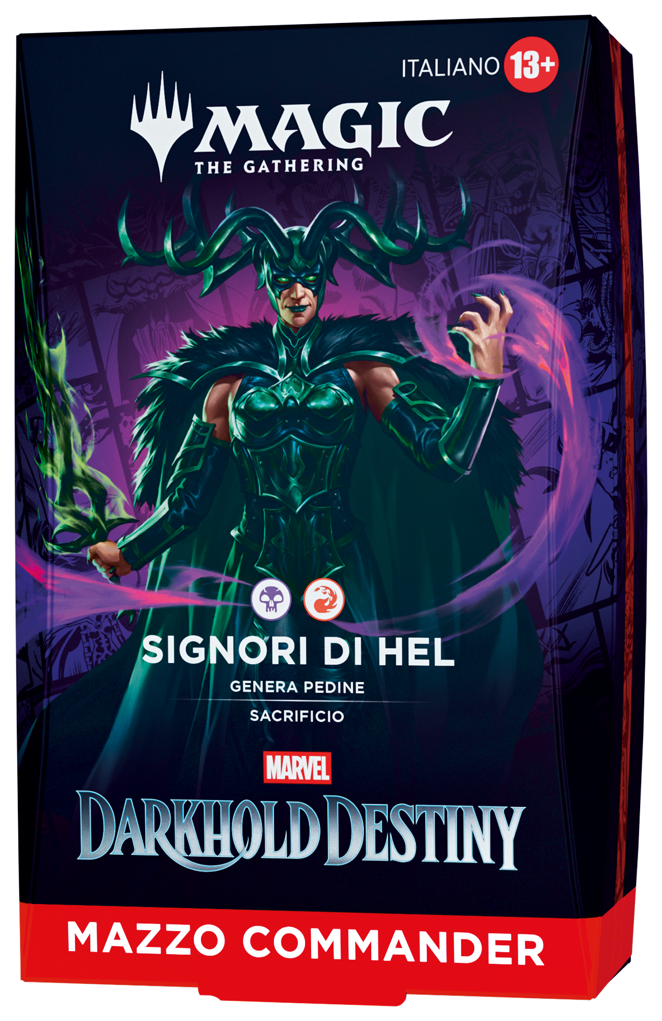 Magic: The Gathering | Marvel Darkhold Destiny | Commander Deck Display (4 Stk.) (IT)