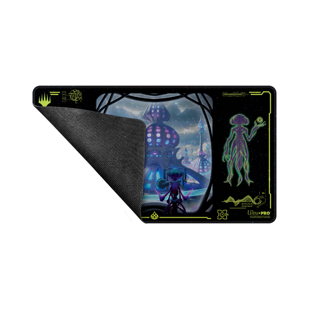 Ultra Pro - Edge of Eternities - Uthros, Titanic Godcore Holofoil - Playmat for Magic: The Gathering