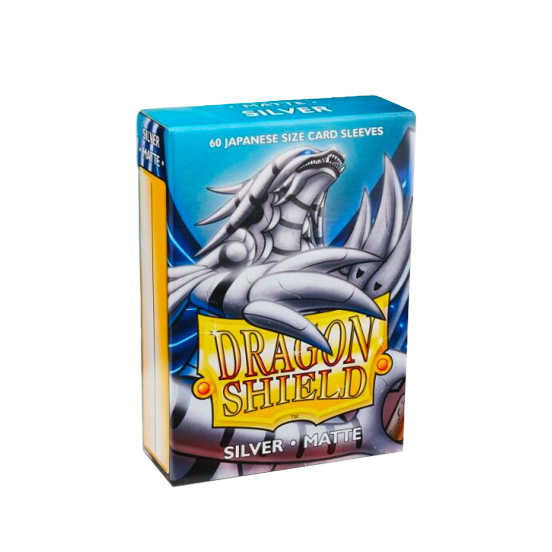 Dragon Shield: Silver - Matte Sleeves - Japanese Size