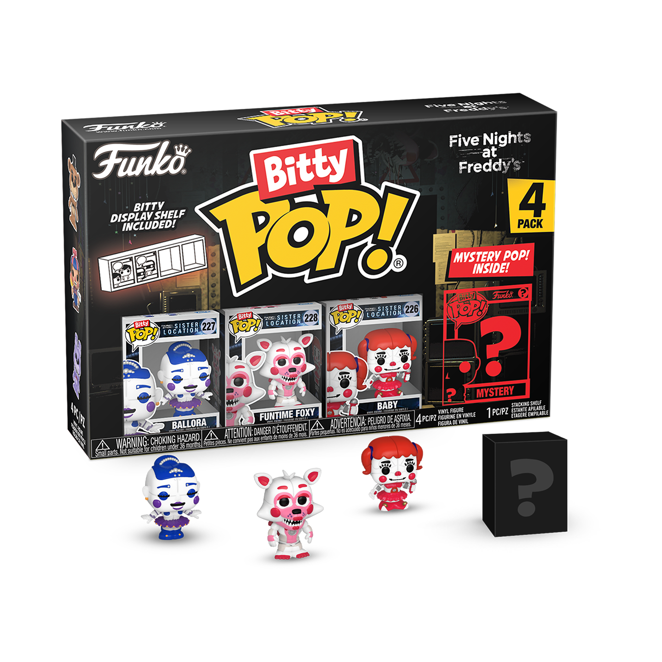 Bitty POP! 4-Pack | Ballora | Five Nights at Freddy´s