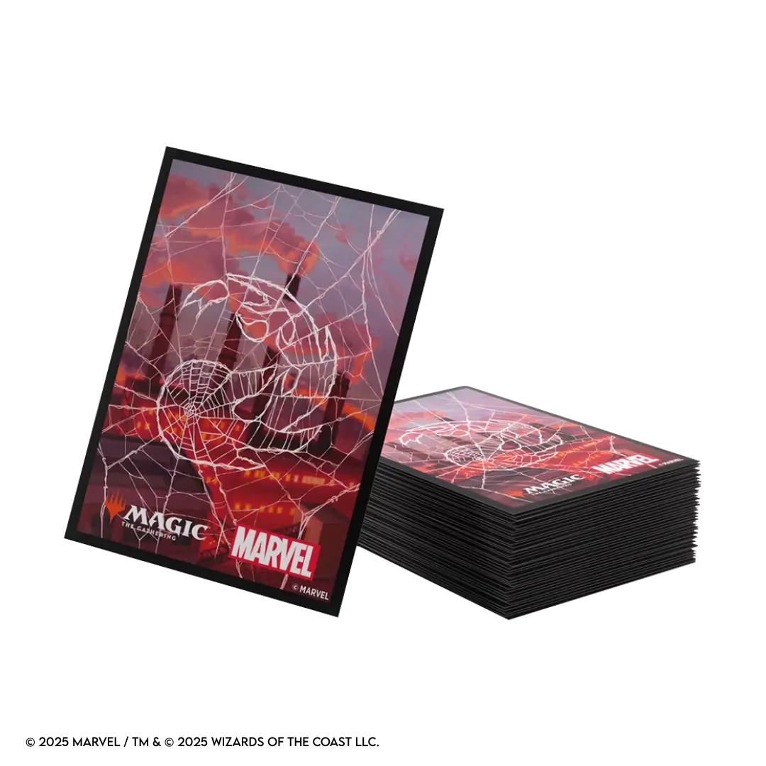 Gamegenic | Magic: The Gathering - Spider-Man / Mountain | Premium Art Sleeves (105 Stück)