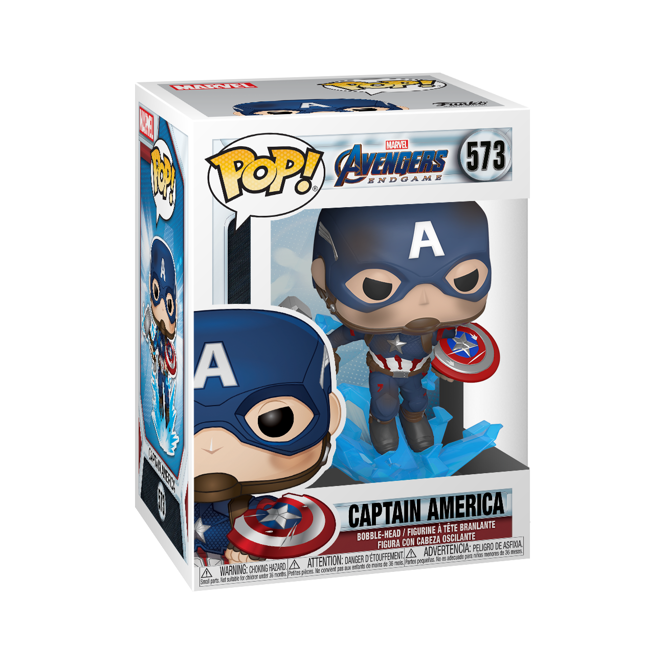 POP! Marvel: Captain America with Broken Shield & Mjolnir - Avengers Endgame
