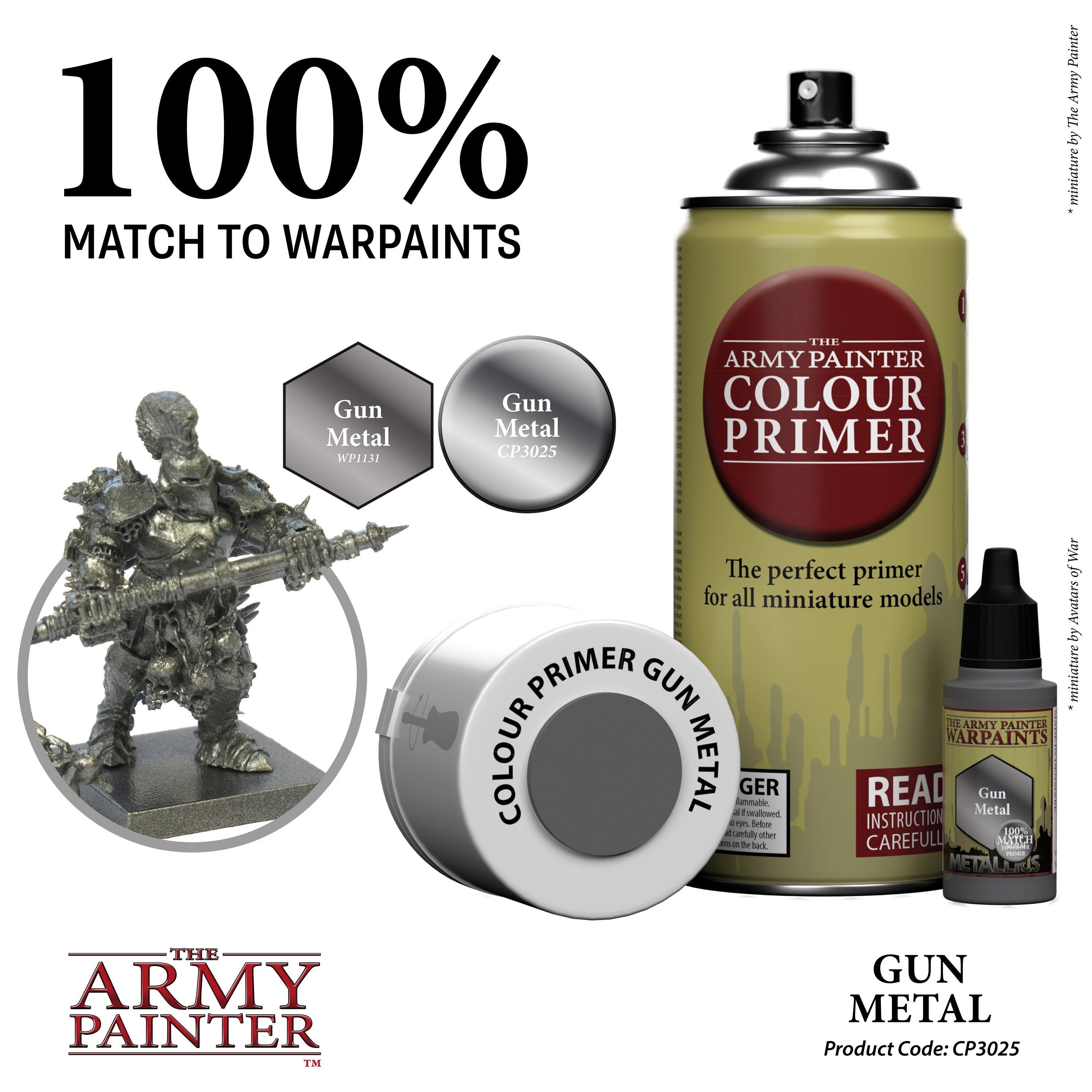 The Army Painter - Gun Metal - Colour Primer