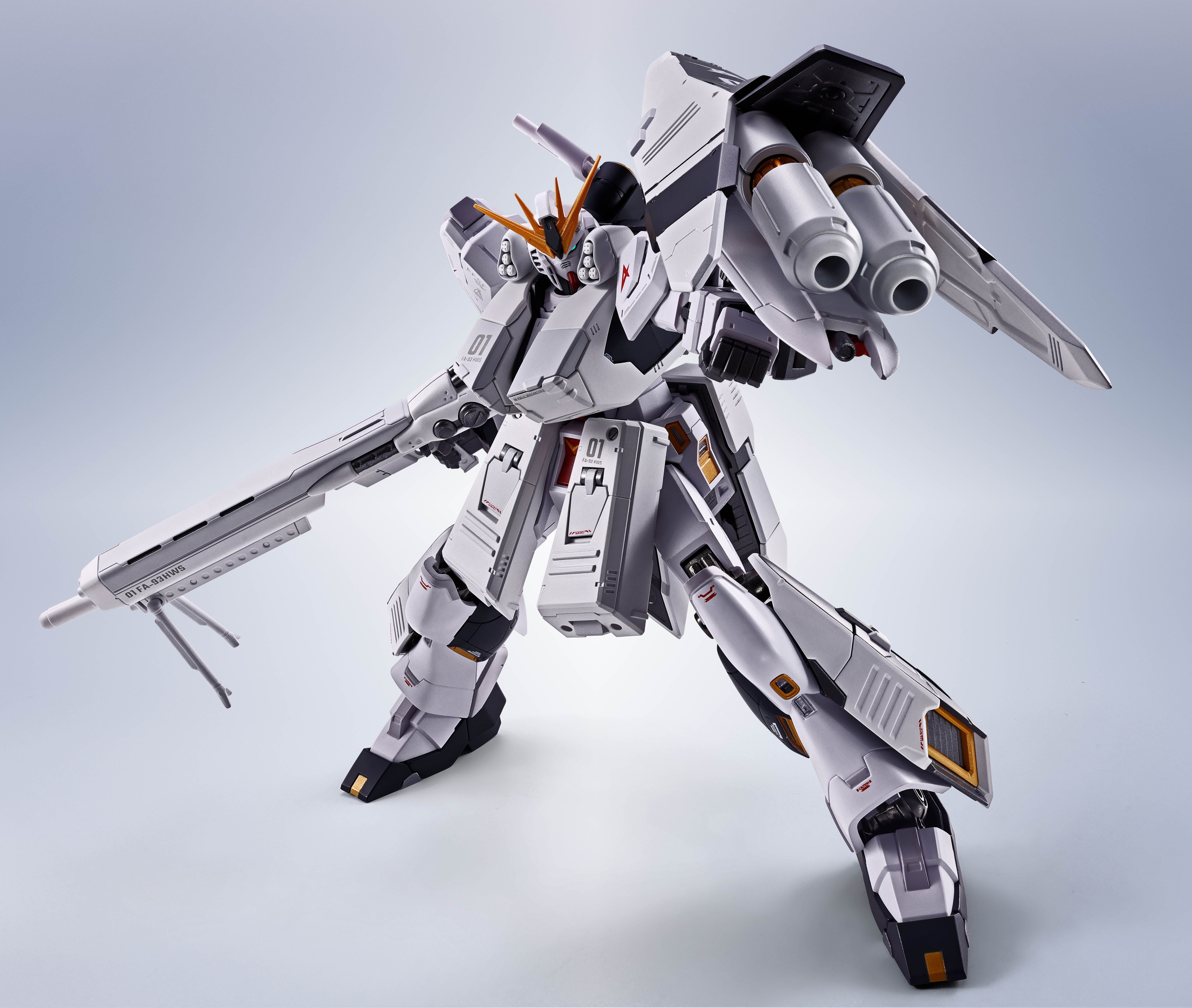 Tamashii Nations | HWS ＆ Display Parts Set For ν Gundam The Robot Spirits (15cm) | Mobile Suit Gundam