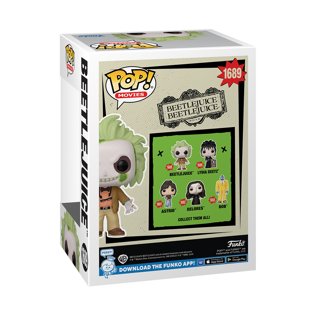 POP! Movies: Beetlejuice in Cardigan - Beetlejuice (CH)