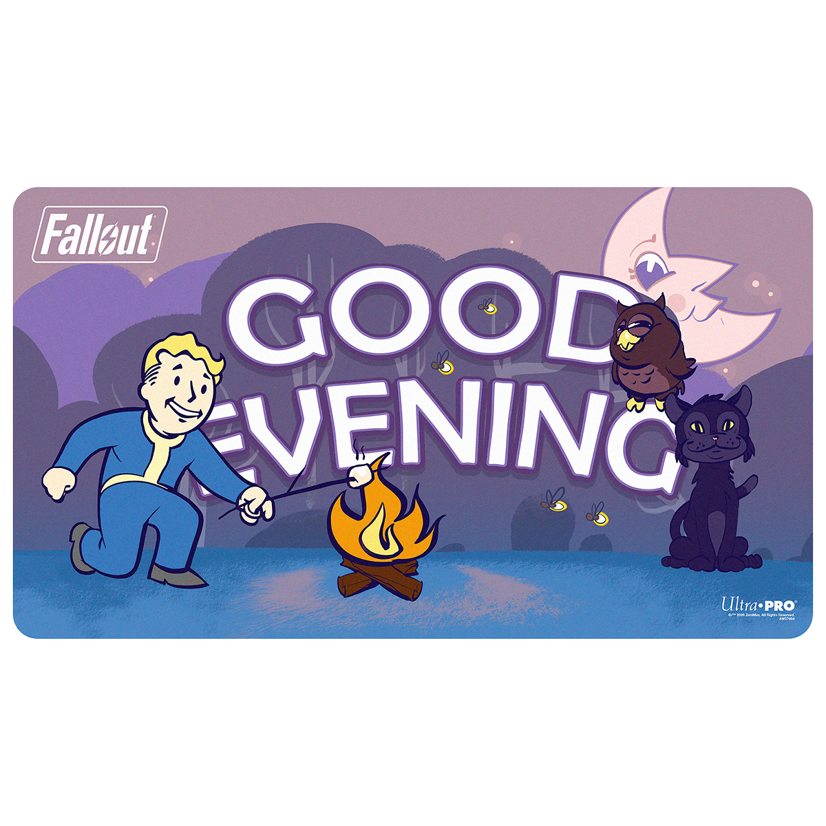 Ultra Pro | Fallout |  Vault Boy - Good Morning/Good Evening Double-Sided Playmat