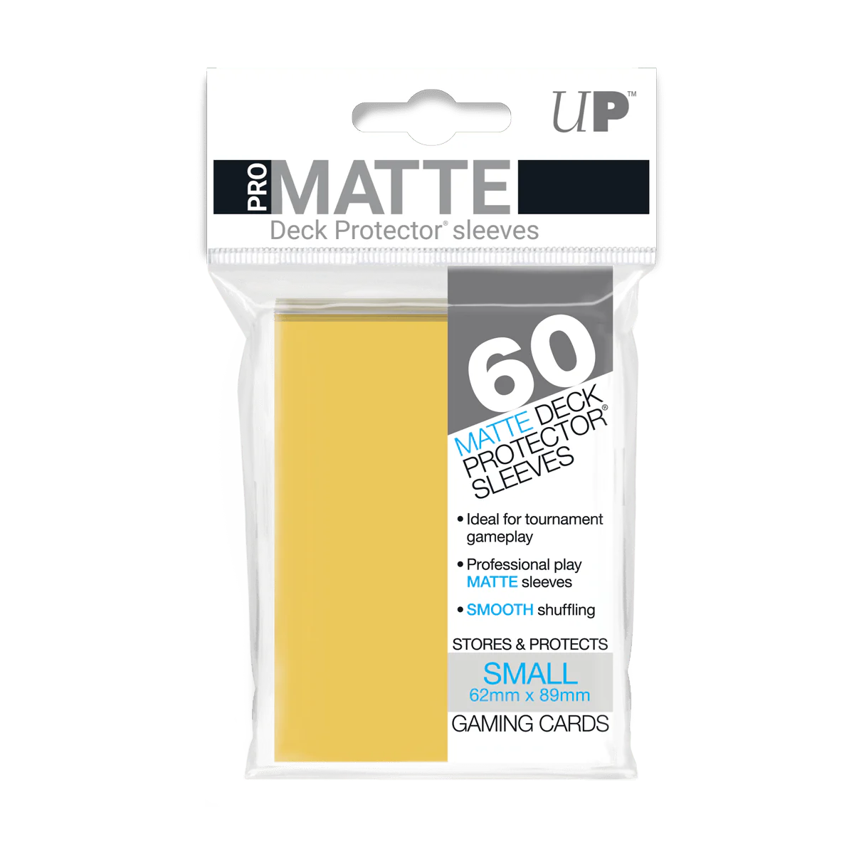 Ultra Pro - Pro-Matte Small Deck Protector Sleeves (60ct) Stil: Yellow