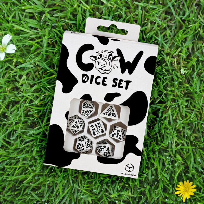 Q Workshop | MOOzilla | Cow Dice Set