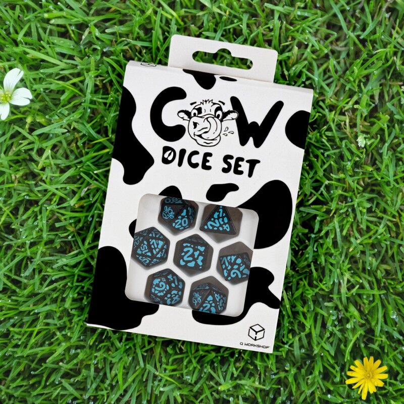 Q Workshop | MOOlissa | Cow Dice Set