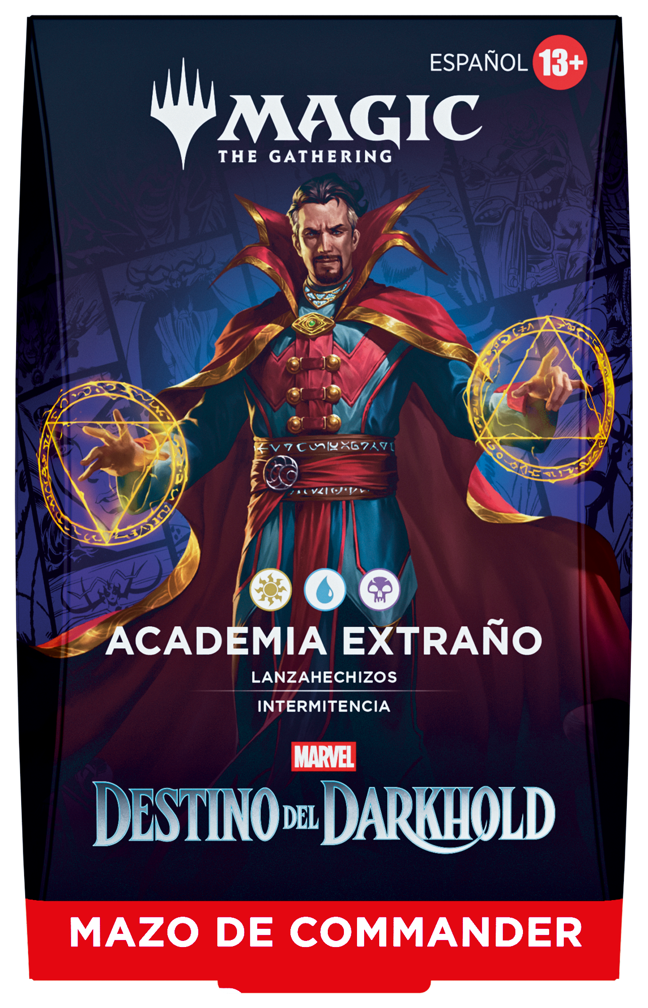 Magic: The Gathering | Marvel Darkhold Destiny | Commander Deck Display (4 Stk.) (ES)