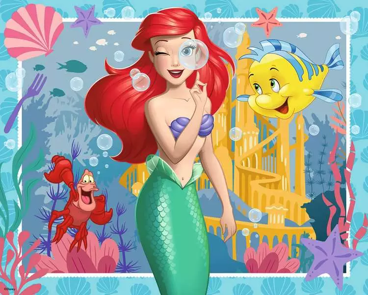 Ravensburger | Disney Prinzessinnen - Prinzessin Arielle | 48 Teile Puzzle