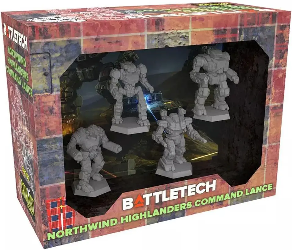 Catalyst Game Labs: BattleTech Northwind Highlanders Command Lance - Miniature Games