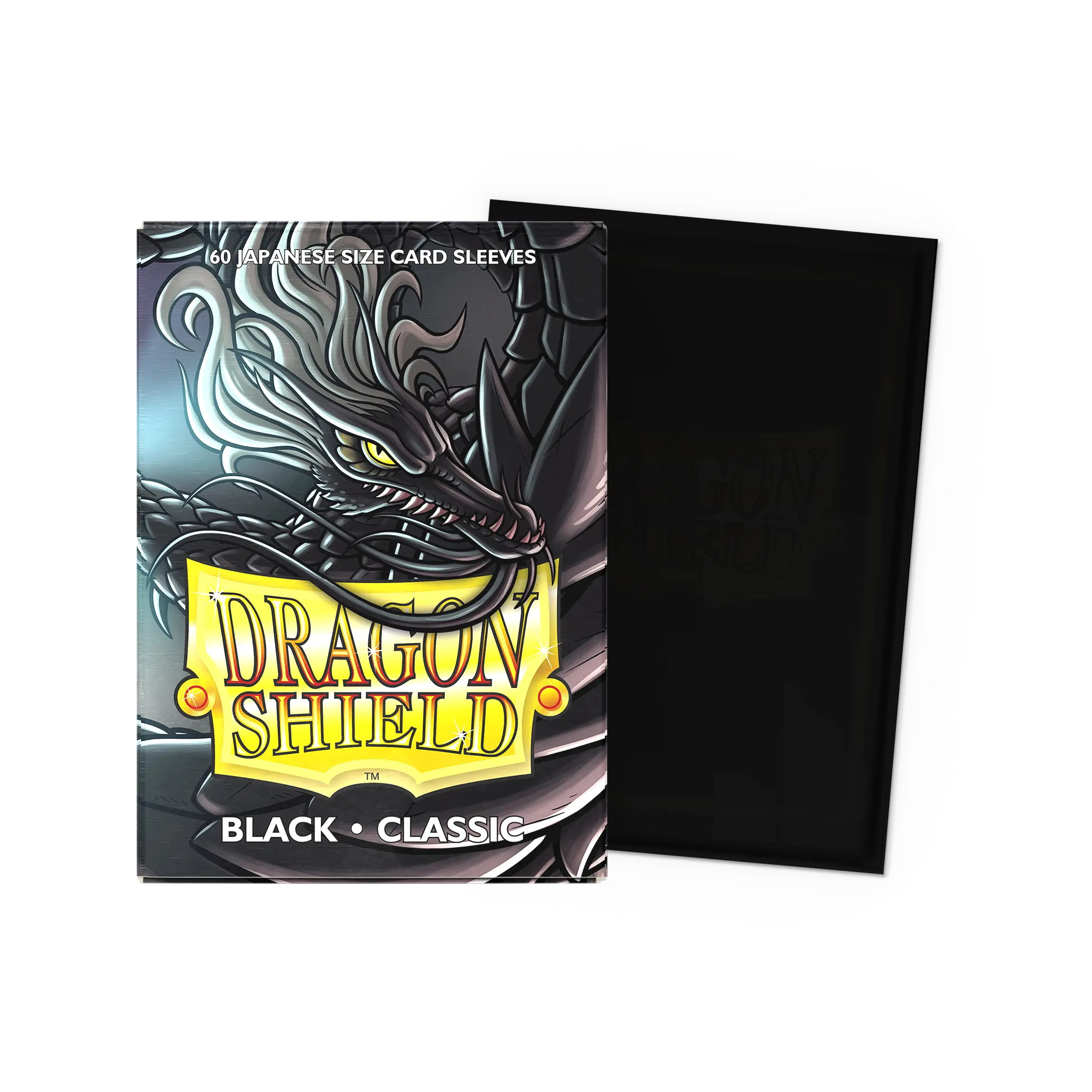 Dragon Shield: Black - Classic Sleeves - Japanese Size