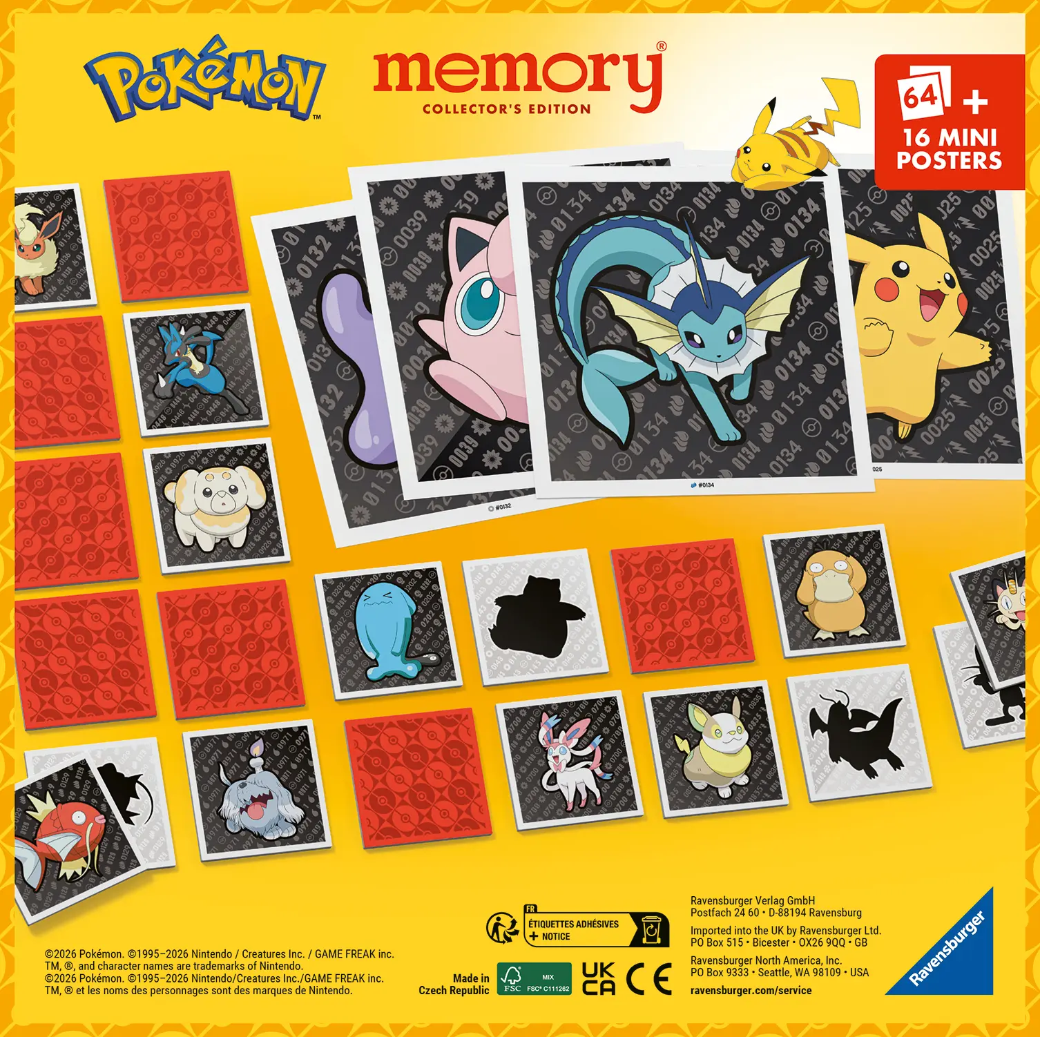 Ravensburger | Pokémon | memory® Collector‘s Edition
