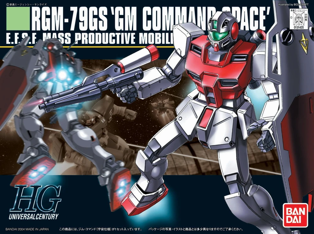 Bandai | HGUC RGM-79GS GM Command Space | Mobile Suit Gundam 0080: War in the Pocket (1/144)