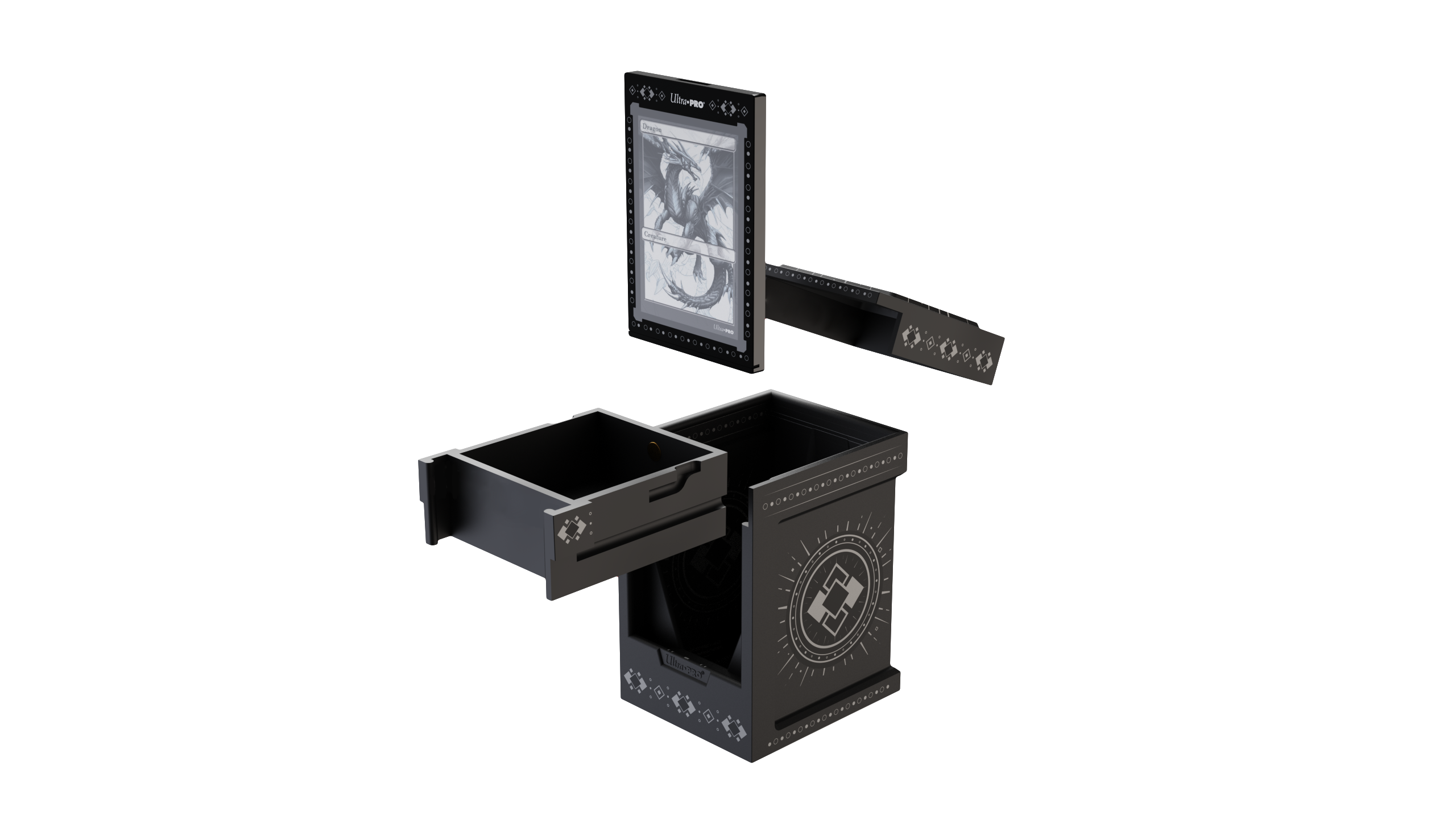Ultra Pro | Obsidian ONE-TOUCH | Tower Deck-Box