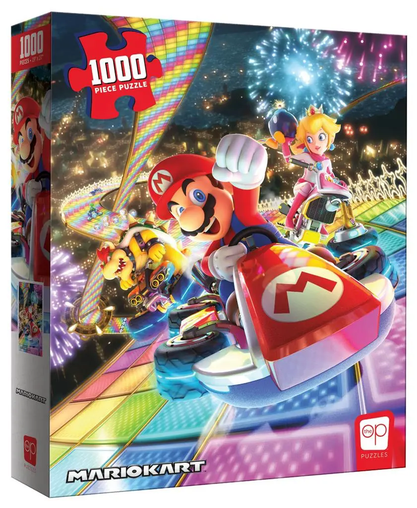 Usaopoly: Mario Kart Rainbow Road Puzzle 1000 pcs - Jigsaw Puzzles