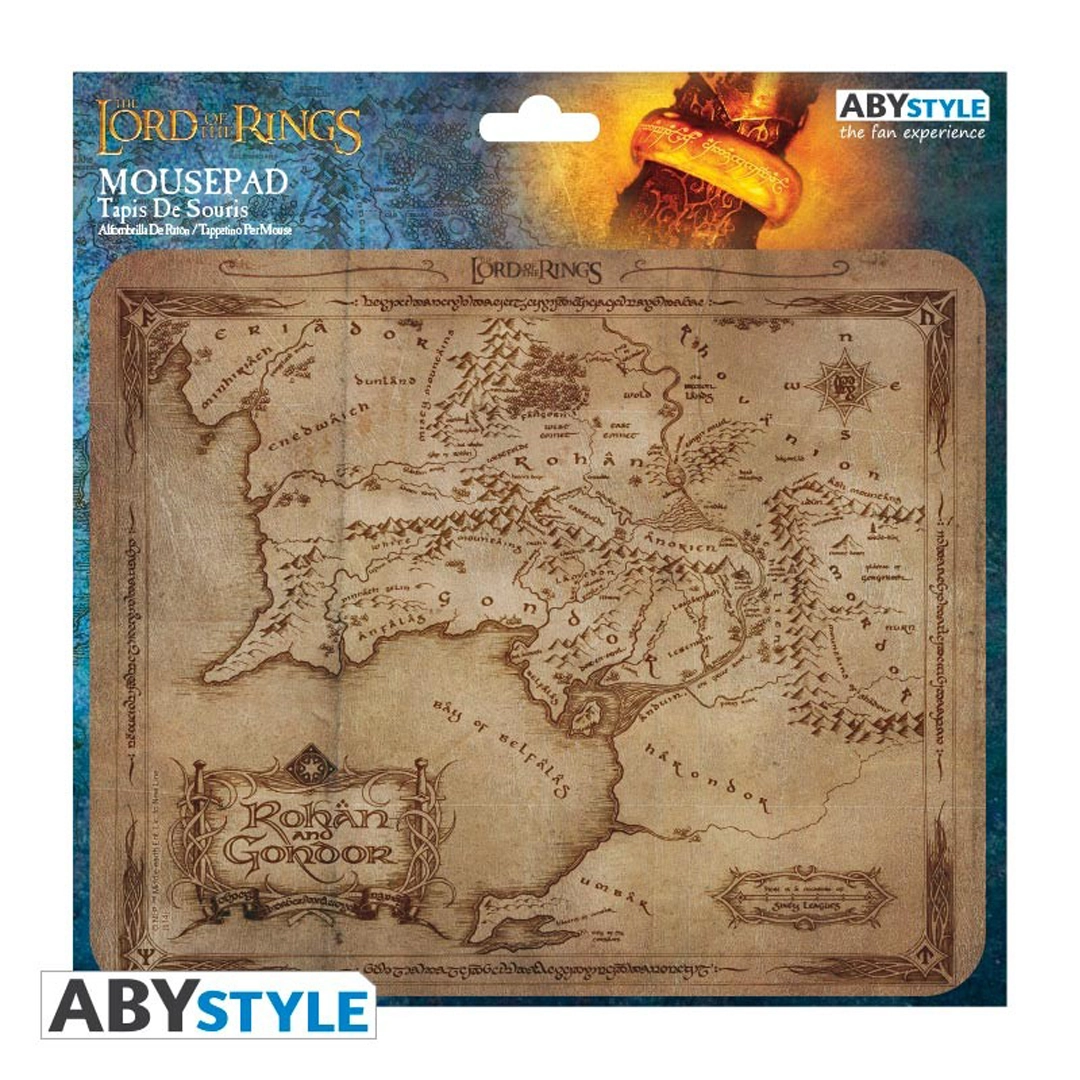 Abysse: Lord of the Rings - Mousepad - Rohan & Gondor Map