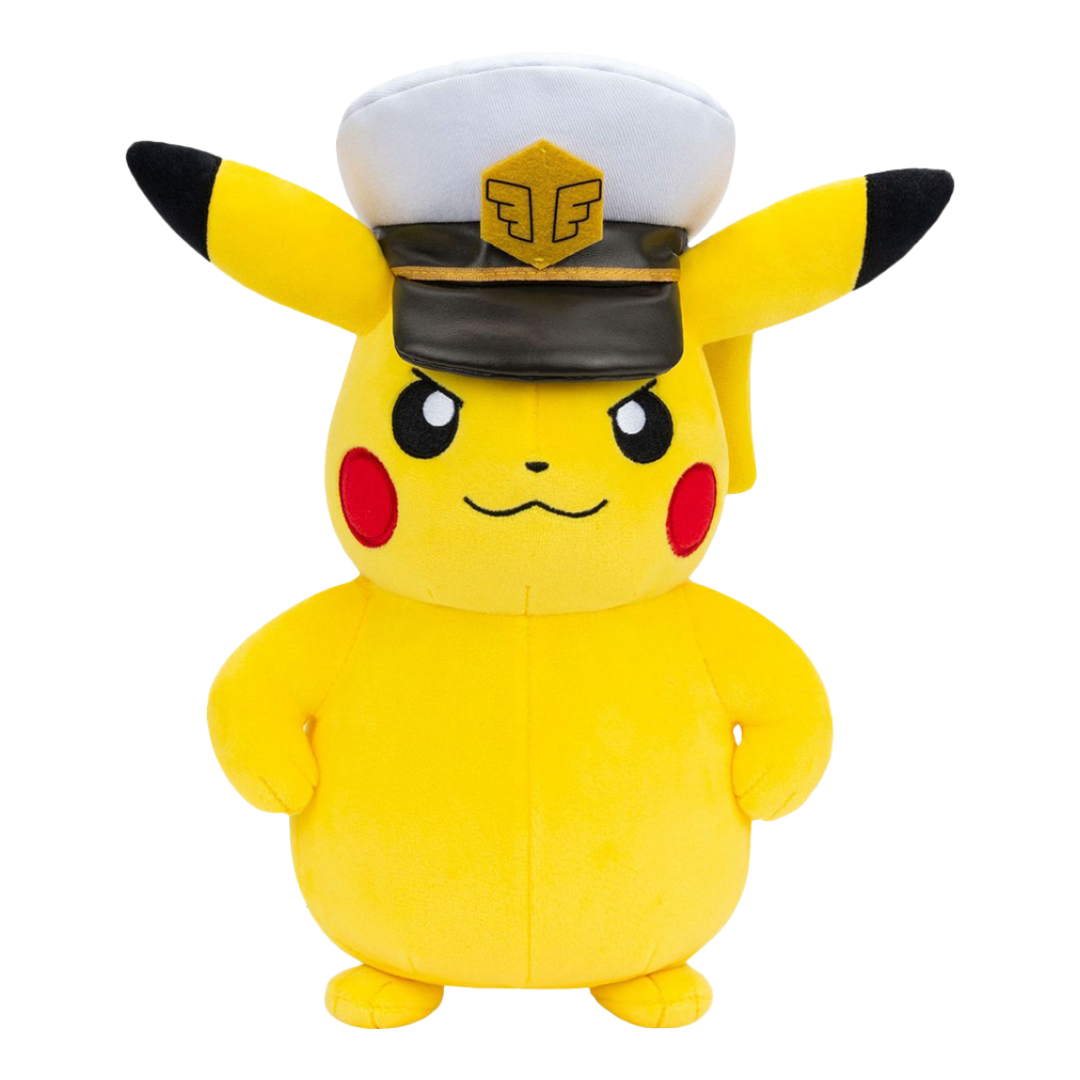 Jazwares | Kapitän Pikachu (20cm) | Plüschtier