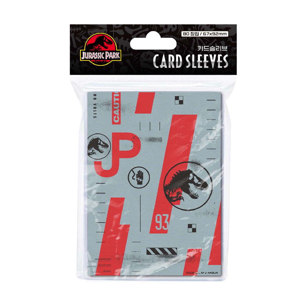 Jurassic Park TCG | Caution Blue | Sleeves