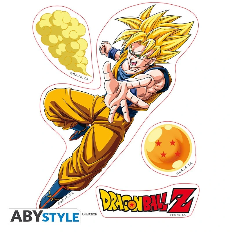 Abysse: Dragon Ball Z - Sticker (16 x 11cm) - Goku/Vegeta