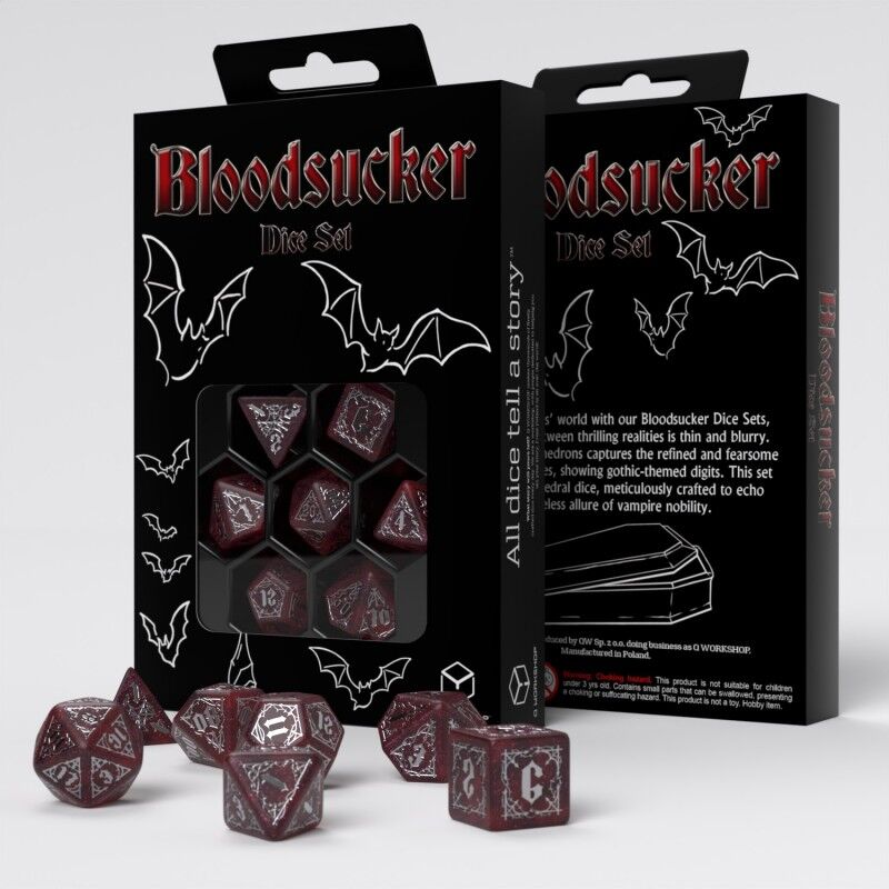 Q Workshop | Scarlet | Bloodsucker Dice Set