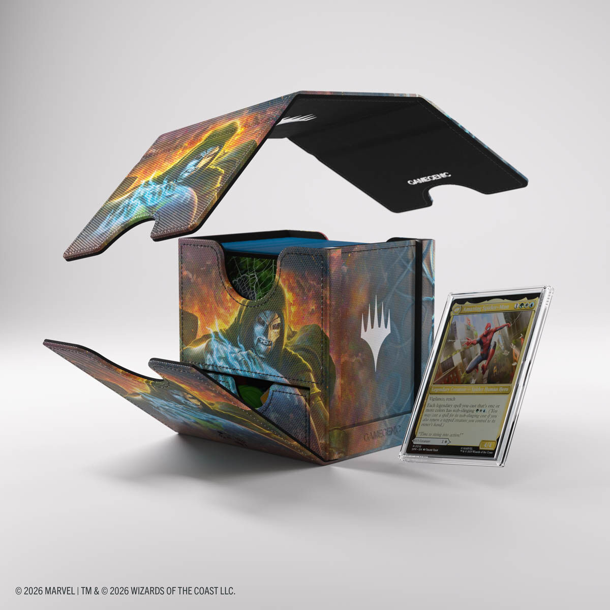 Gamegenic | Marvel Super Heroes - Doom Reigns Supreme / Loki Laufeyson | Deckbox Sidekick PRO 100+ XL