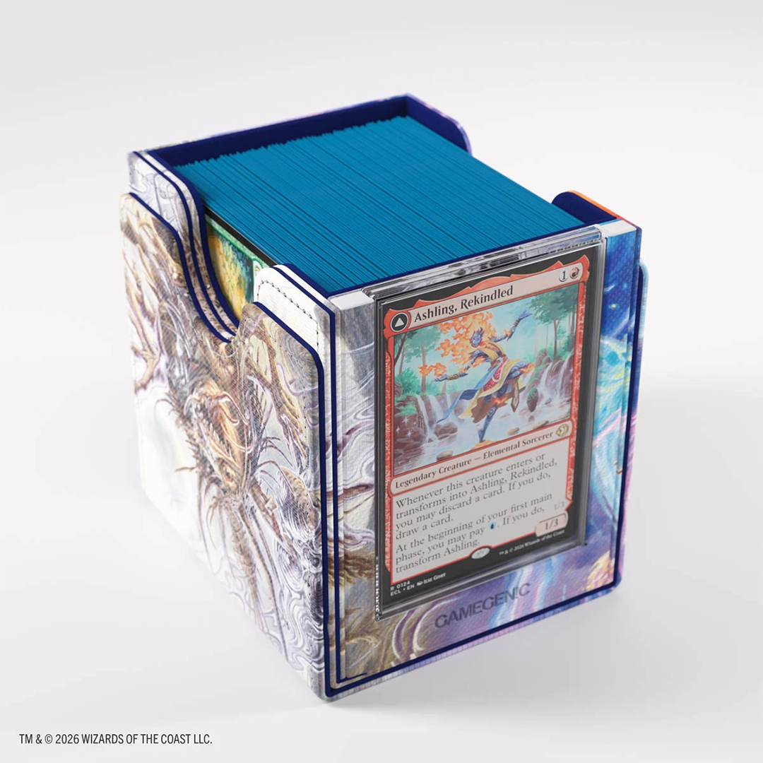Gamegenic | MTG: Lorwyn Eclipsed - Ashling, the Limitless / Auntie, Ool Cursewretch | Sidekick Pro Convertible Deckbox 100+ XL