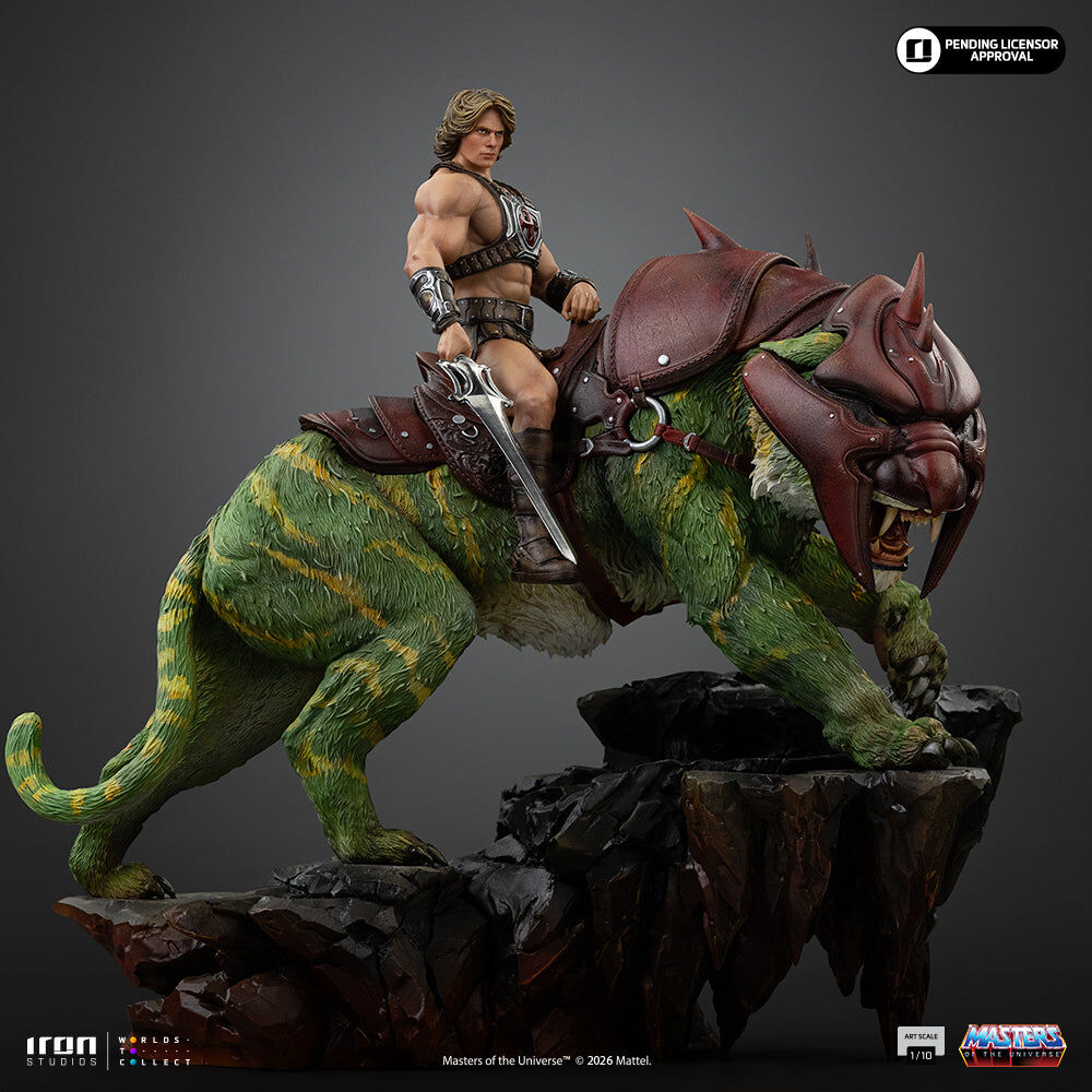 Iron Studios | He-Man and Battle Cat | Masters of the Universe (2026) Art Scale 1/10