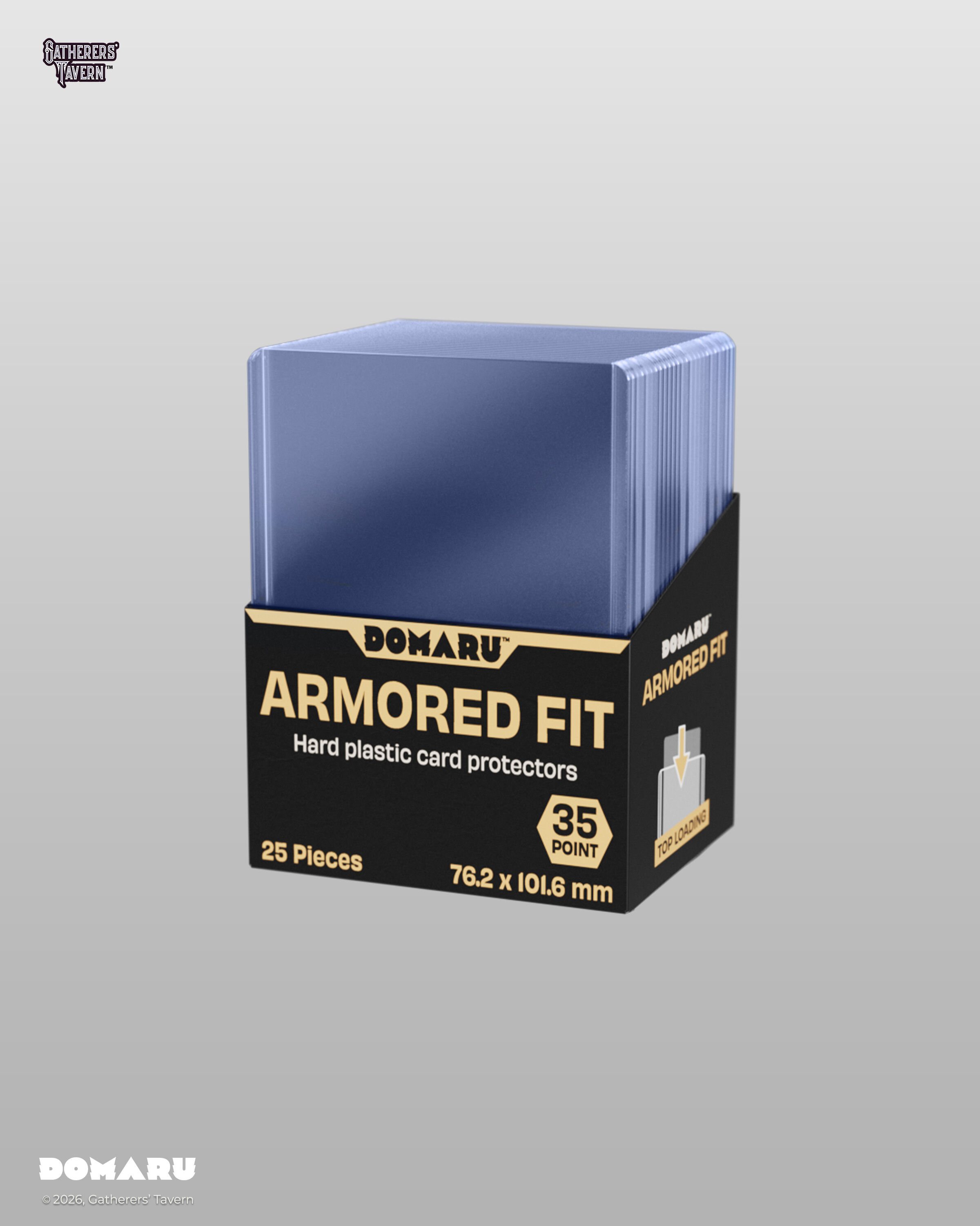 Gatherers' Tavern | Armored Fit Toploaders | Domaru (25 ct)