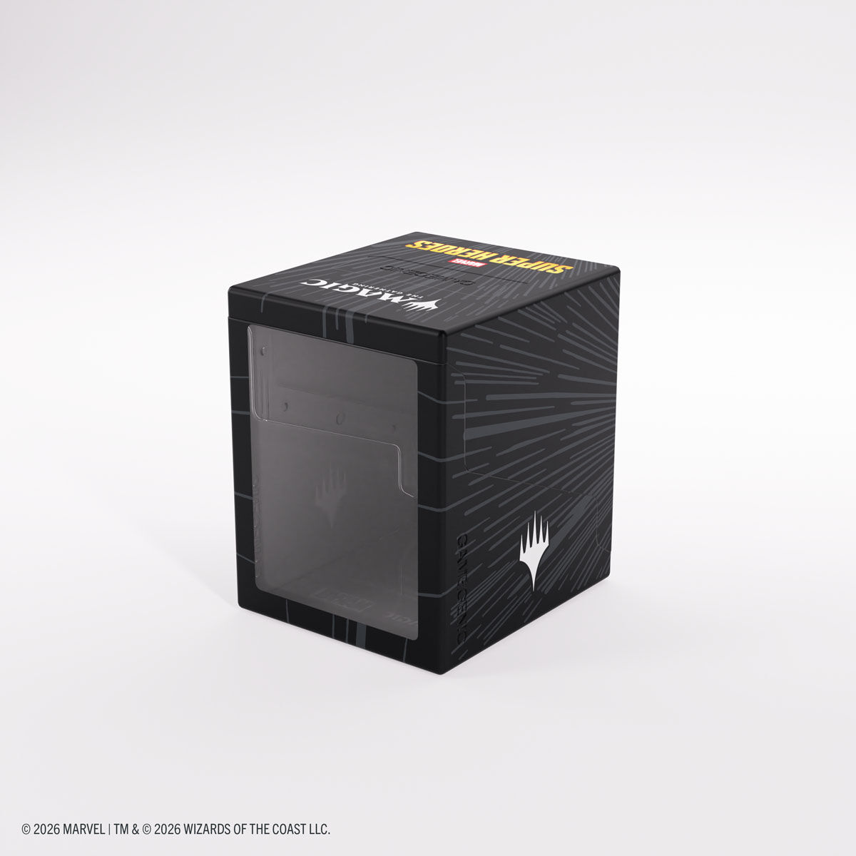 Gamegenic | Marvel Super Heroes - Comic Burst Black | Deckbox Bastion 100+ XL