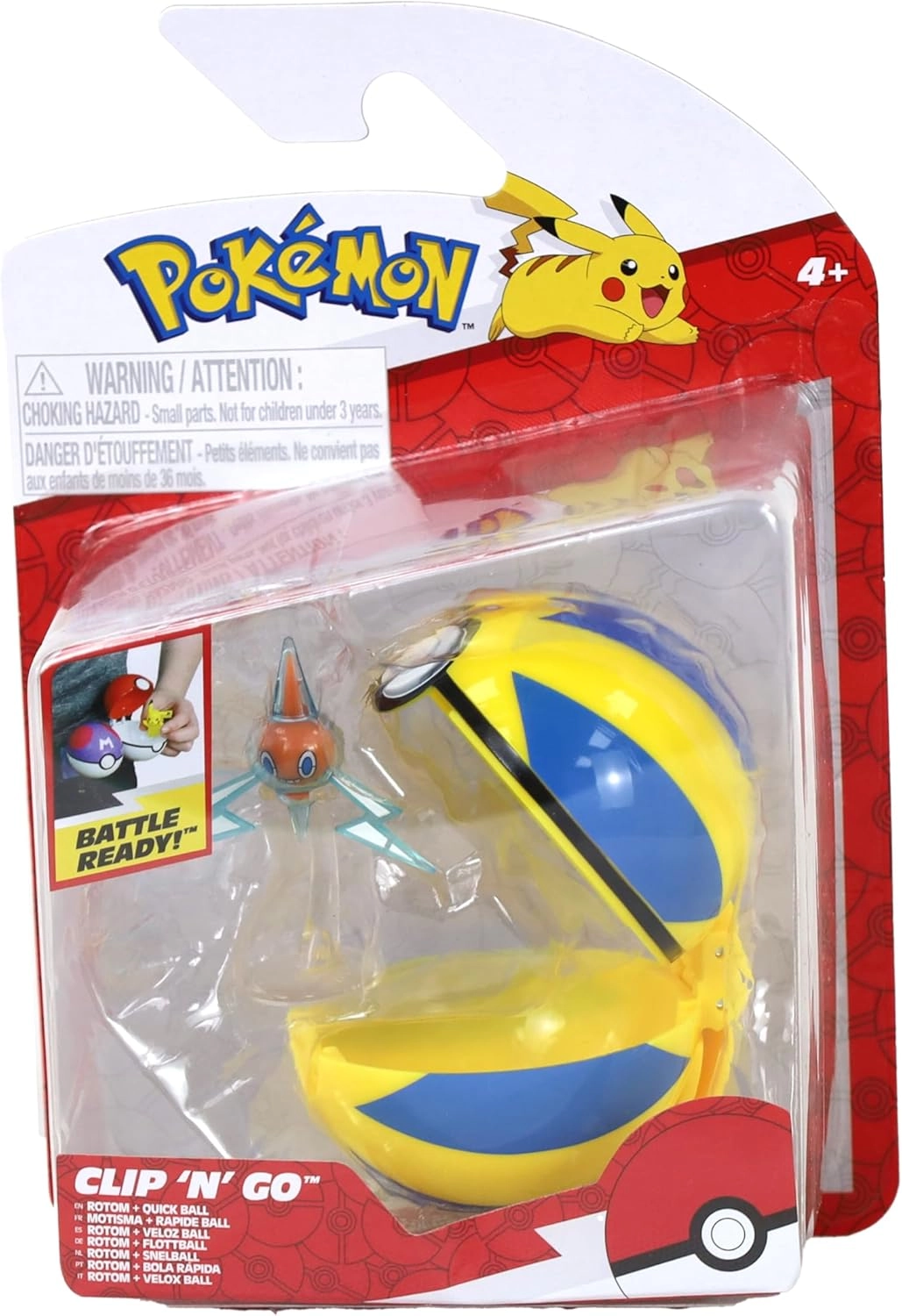 Pokémon | Rotom mit Flottball | Clip 'N' Go