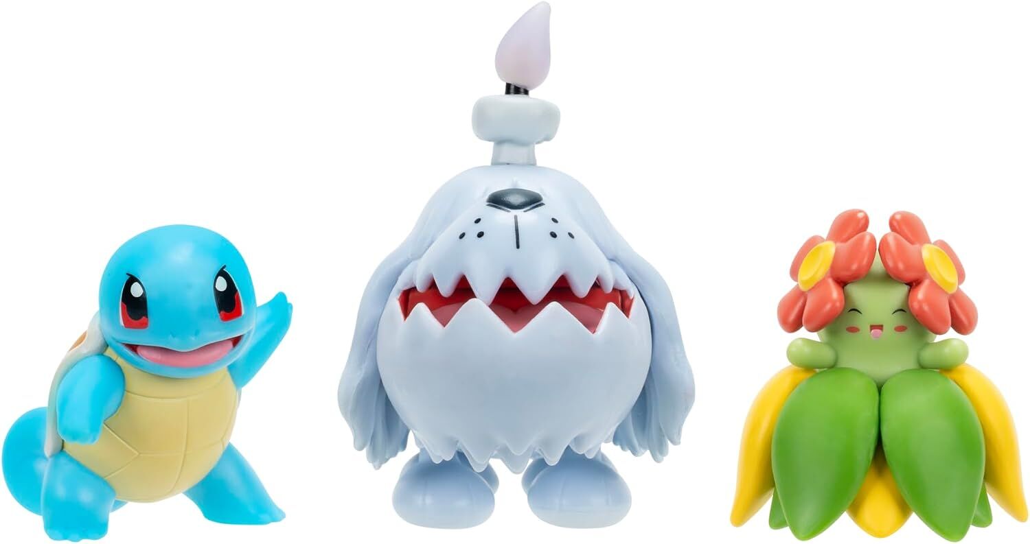 Pokémon  | Shiggy, Gruff & Blubella | Battle Figure Set
