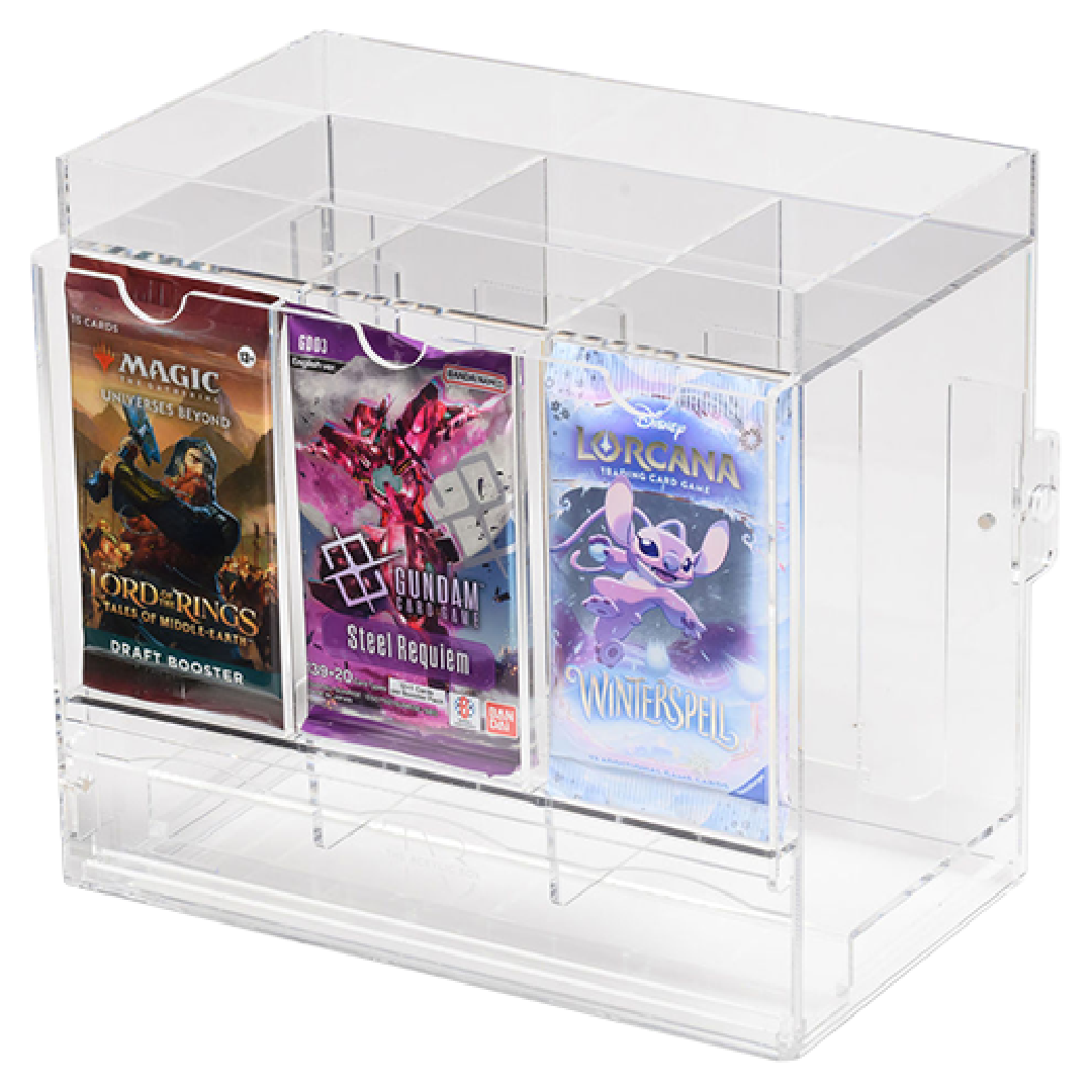 The Acrylic Box | 3-Slot Pack Dispenser | Acryl Dispenser