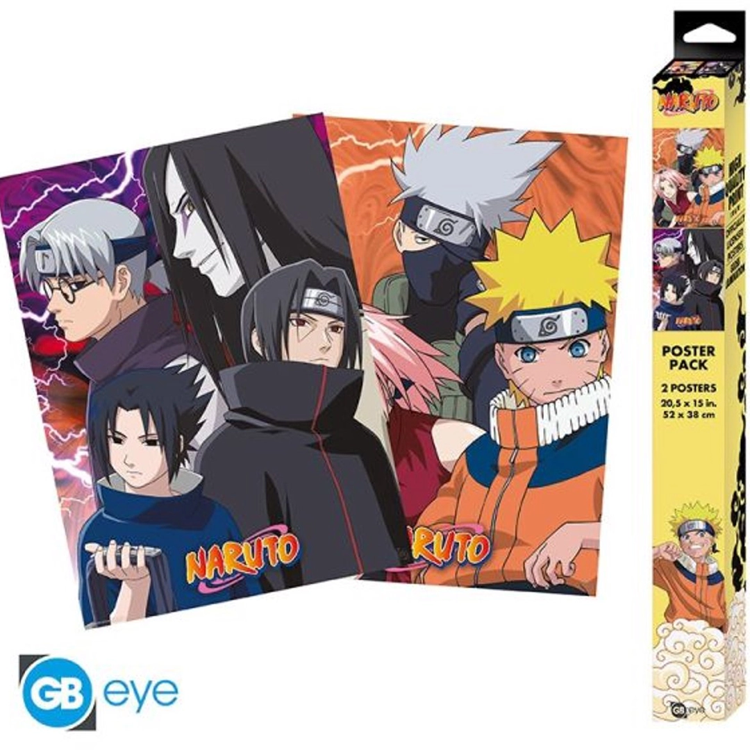 Abysse: Naruto - Chibi Set 2 Poster (52 x 38cm) - Konoha Ninjas & Deserters