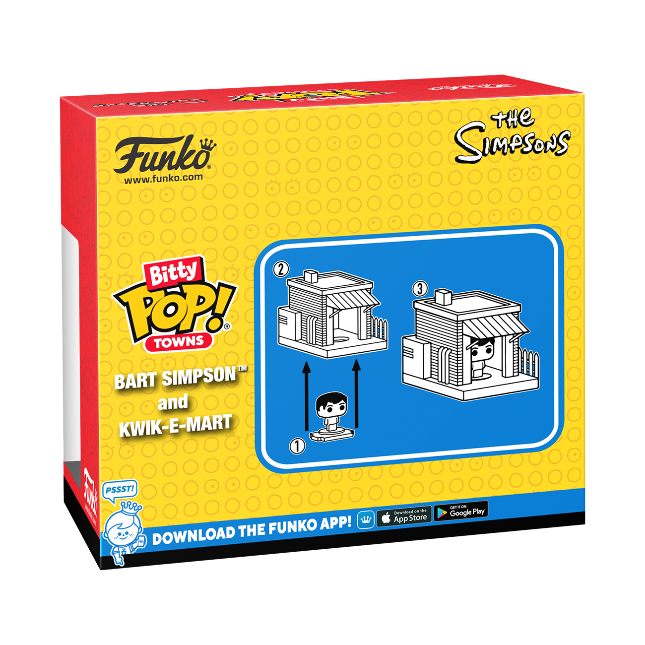 Bitty POP! Town: Bart Simpson and Kwik-E-Mart - The Simpsons