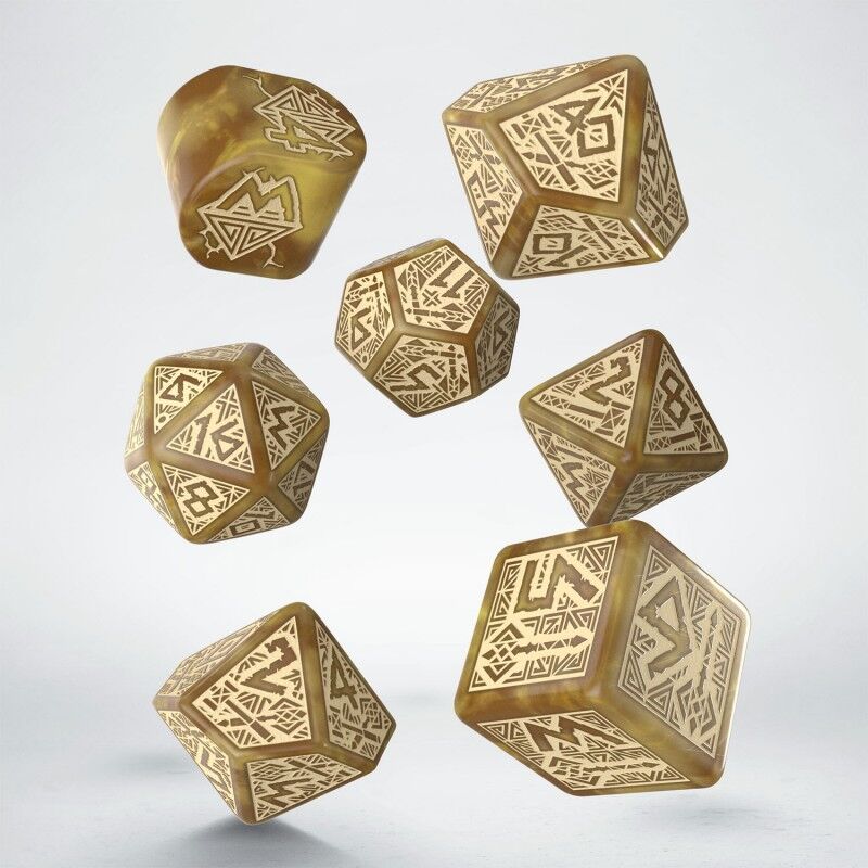 Q Workshop | Gold | Dwarven Dice Set