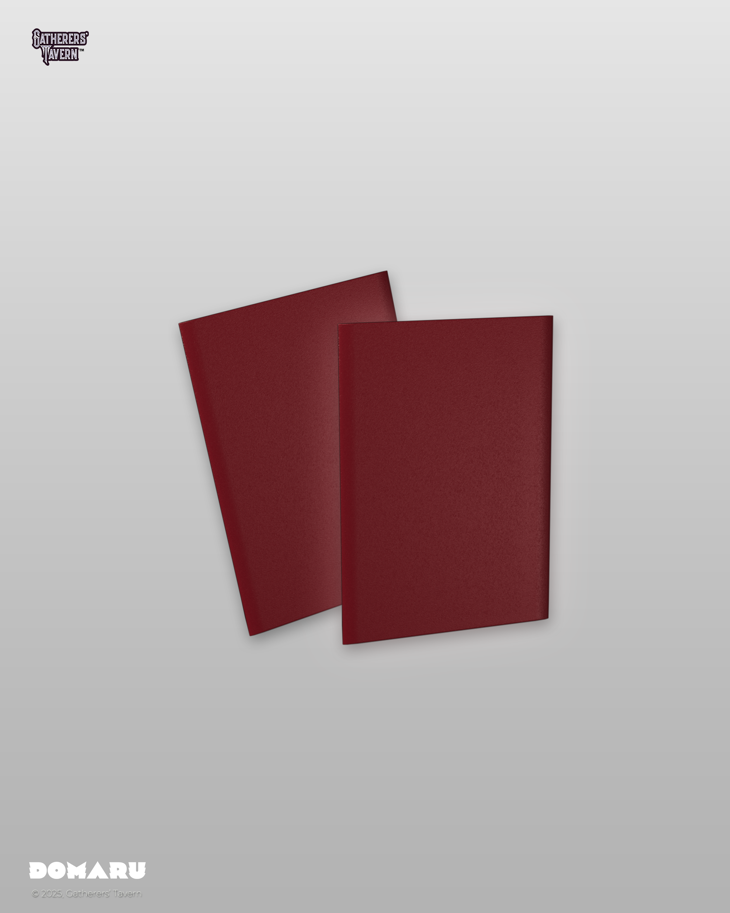 Gatherers' Tavern | Regular Fit Standard Sleeves Imperial Red | Domaru (100 Sleeves)