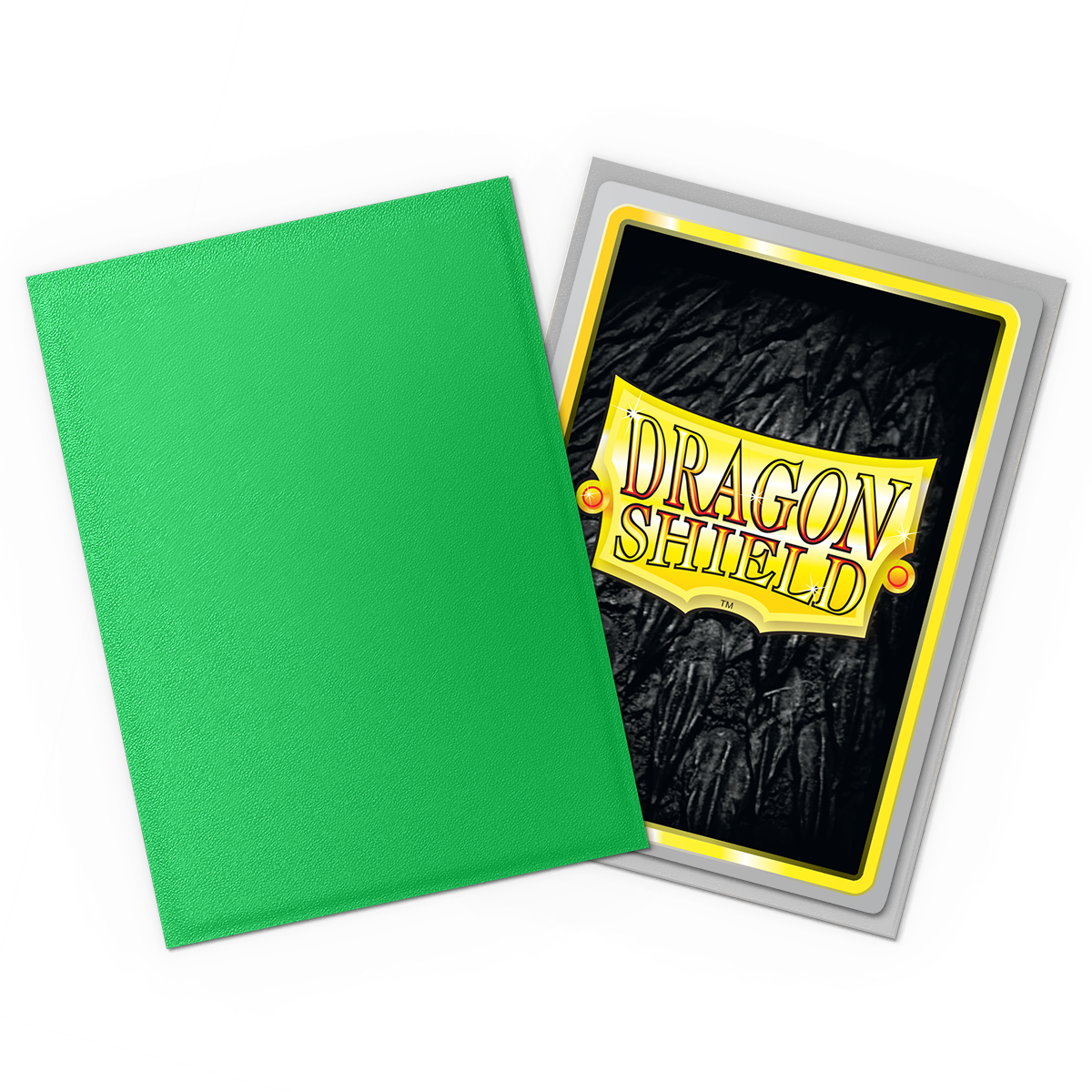 Dragon Shield: Applegreen & Silver - Matte Dual Sleeves Standard Size