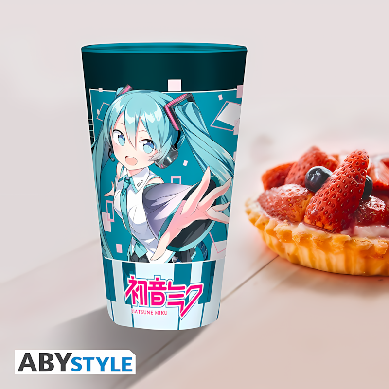 Hatsune Miku | Musical City | Large Glass (400ml)