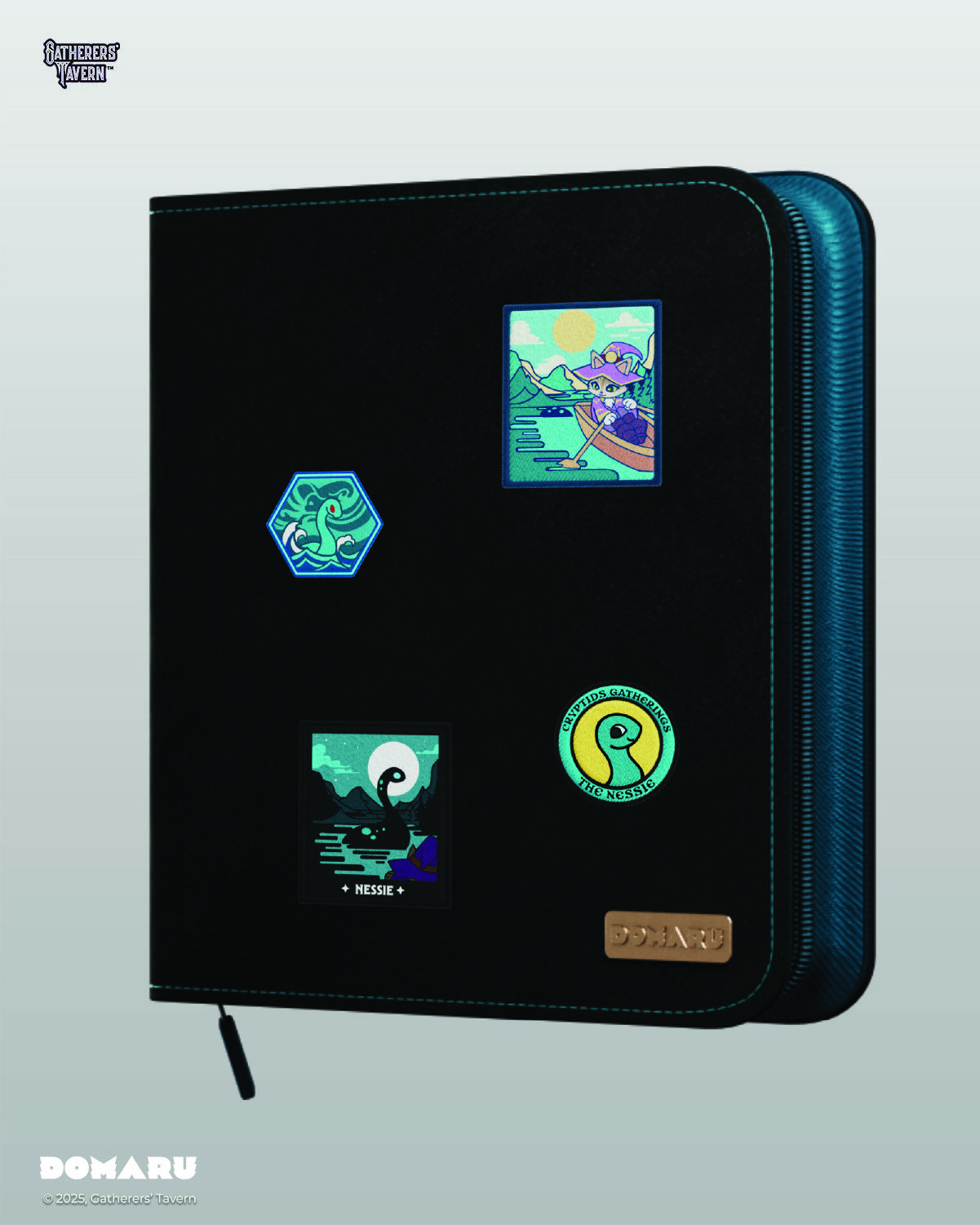 Gatherers' Tavern | Turquoise Loch Deco Patch DOMARU | Binder 12-Pocket