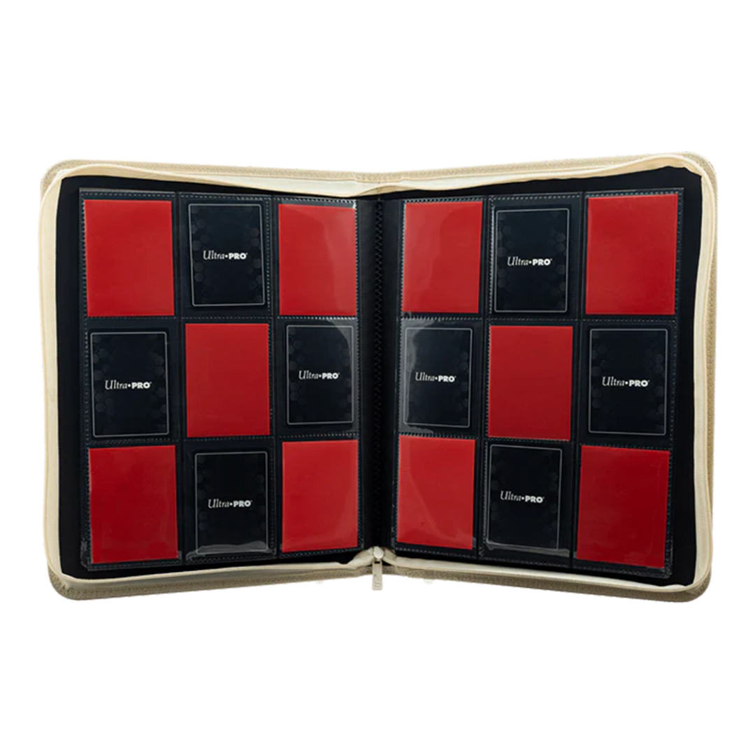 Ultra Pro | Vivid Deluxe - Red | 9-Pocket Zippered PRO-Binder